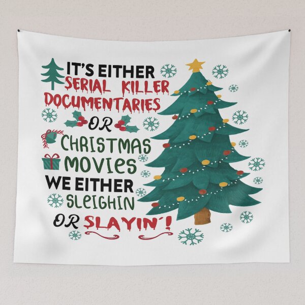 Item preview, its either serial killer documentaries or christmas movies designed and sold by ChanUus.