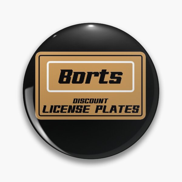Item preview, Borts discount licence plates tv 90s reference designed and sold by Captain-Jackson.