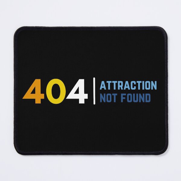 Item preview, 404 Aro Ace Attraction Not Found. Aroace Pride designed and sold by Subtle Pride Shop.