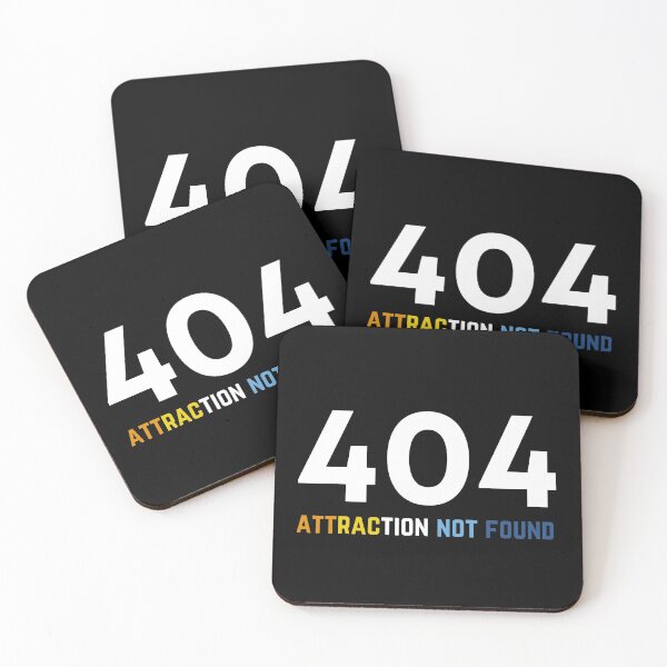 Item preview, 404 Aro Attraction Not Found. Aromantic Pride designed and sold by Subtle Pride Shop.