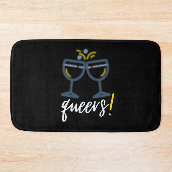 Item preview, Queers Aro Ace Wine Glasses. Aroace Pride designed and sold by Subtle Pride Shop.