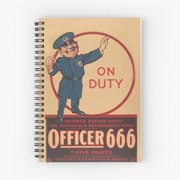 Item preview, Vintage Poster Image On Duty Officer 666 designed and sold by Edpod.