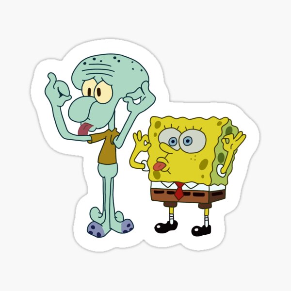 Spongebob Squidward Sticker - Spongebob Squidward Sad - Discover & Share  GIFs