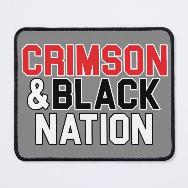 Item preview, Steubenville Crimson and Black Nation in white designed and sold by RollRedDesigns.