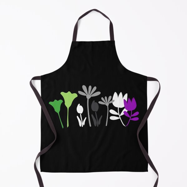 Item preview, Standing Flower Patch Aro Ace. Aroace Pride designed and sold by Subtle Pride Shop.