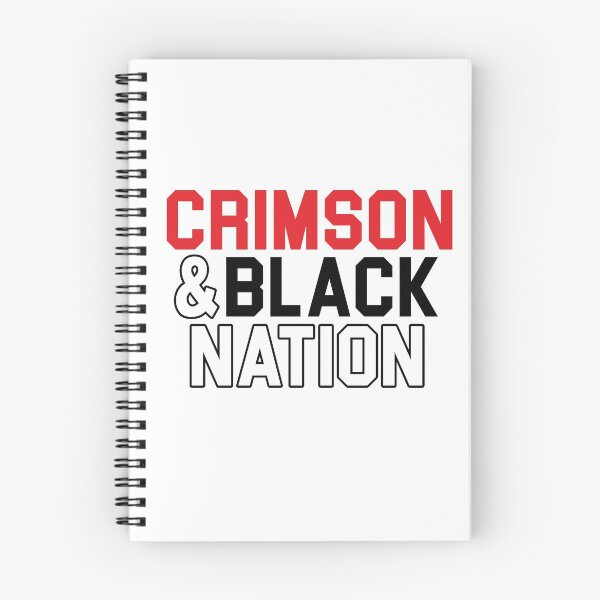 Item preview, Steubenville Crimson and Black Nation in white designed and sold by RollRedDesigns.