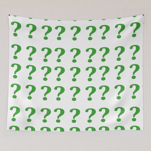 Item preview, The Riddle Question Mark Symbol Retro Sticker Pack GREEN Mix designed and sold by ConceptLT.