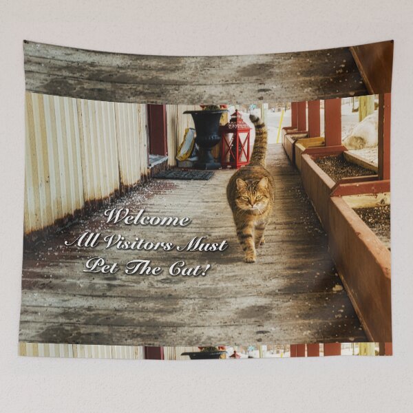 Item preview, Country Store Cat Welcome 2 designed and sold by Robert Alsop.