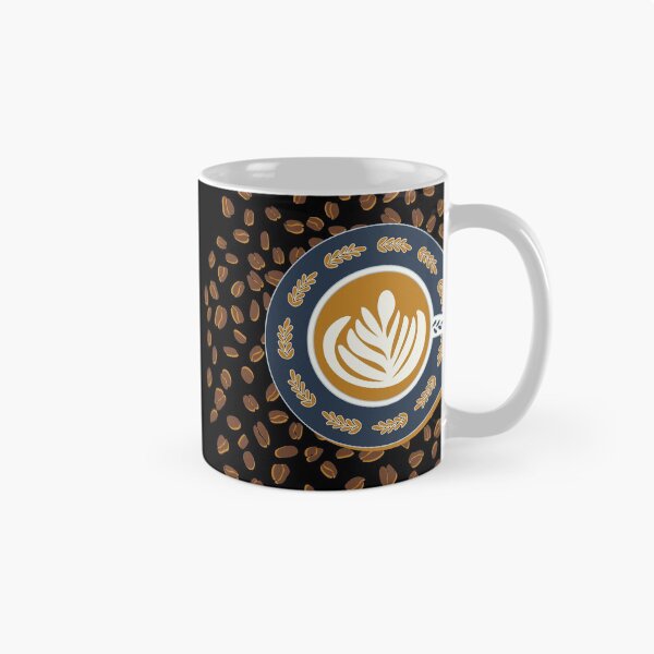 Item preview, Cozy Coffee & Latte- Cappuccino Art Flower, coffee beans designed and sold by cleolovescolor.