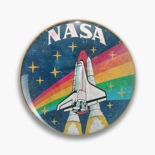 Item preview, Nasa Space Retro Rainbow designed and sold by Lidra Zehcnas.