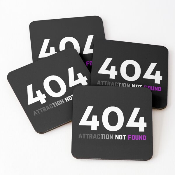 Item preview, 404 Ace Attraction Not Found. Asexual Pride designed and sold by Subtle Pride Shop.