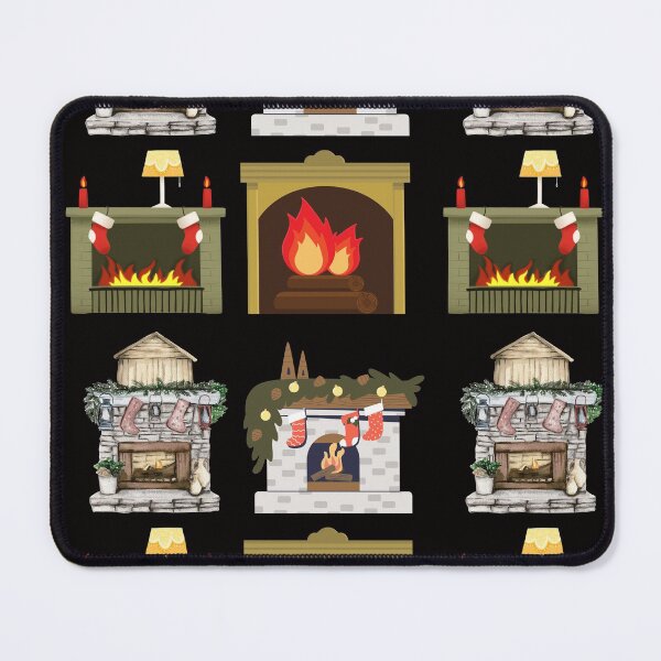 Item preview, Christmas Fireplaces- sticker pac designed and sold by Goblinkind Publications.
