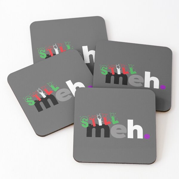 Item preview, Christmas Still meh Ace. Asexual Pride designed and sold by Subtle Pride Shop.