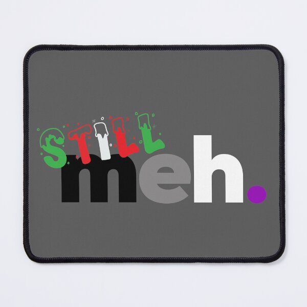 Item preview, Christmas Still meh Ace. Asexual Pride designed and sold by Subtle Pride Shop.