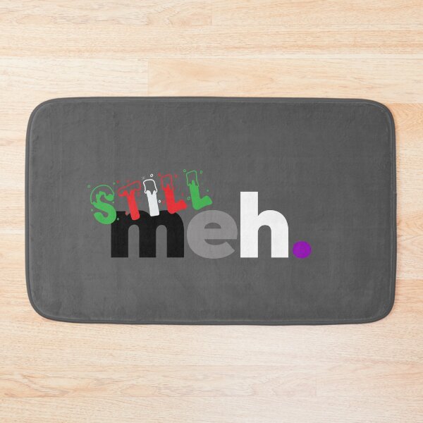 Item preview, Christmas Still meh Ace. Asexual Pride designed and sold by Subtle Pride Shop.