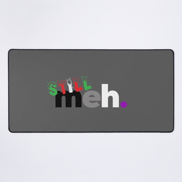Item preview, Christmas Still meh Ace. Asexual Pride designed and sold by Subtle Pride Shop.