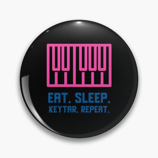 Item preview, Eat. Sleep. Keytar. Repeat - Keytar Musical Instrument Design designed and sold by Shirtlify.