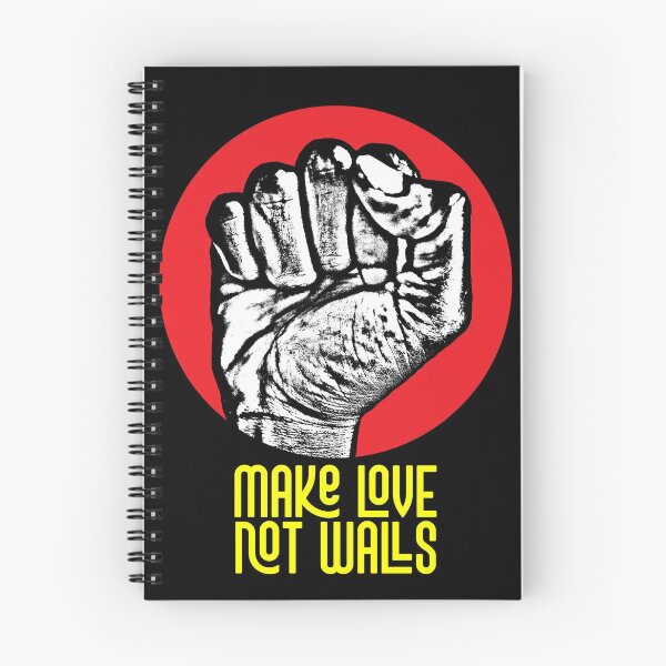 Item preview, Make Love Not Walls designed and sold by RevolutionInPaint.