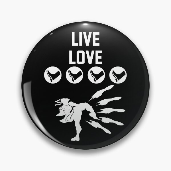 Item preview, Live Love Lightning Kicks - Hyakuretsukyaku designed and sold by SpecialAttacks.
