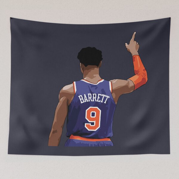 Item preview, RJ Barrett Vector Back Blue Qiangy designed and sold by qiangdade.