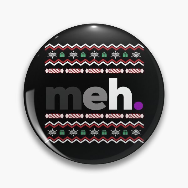 Item preview, Christmas meh Ace. Asexual Pride designed and sold by Subtle Pride Shop.