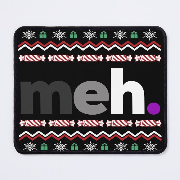 Item preview, Christmas meh Ace. Asexual Pride designed and sold by Subtle Pride Shop.