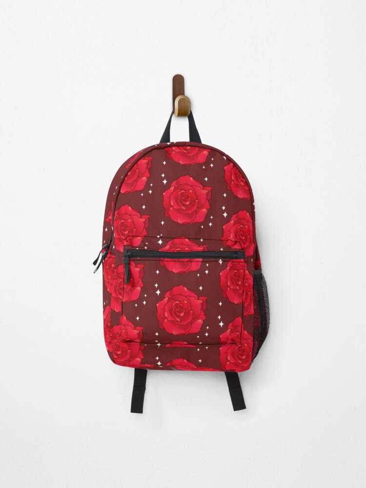 Red rose backpack sale