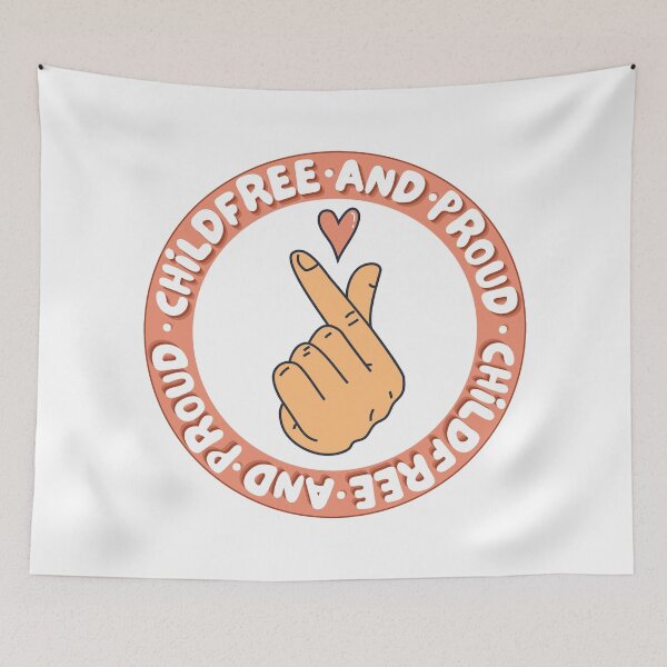 Item preview, Childfree and proud - heart - gift for childlfree designed and sold by RebeccaART5.