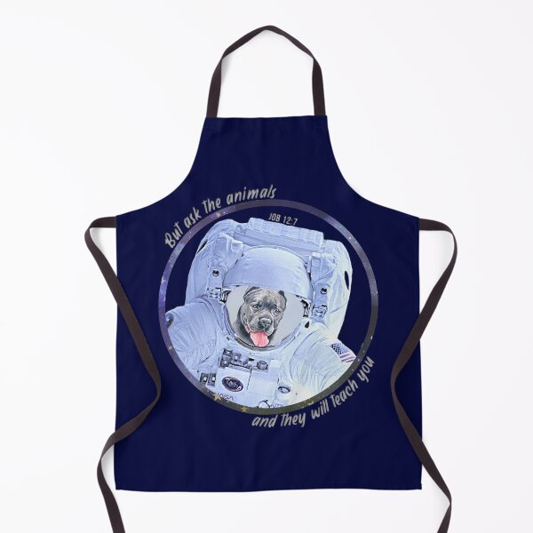 Item preview, Cane Corso Dog Astronaut in Space Bible Verse Ask the Animals Job 12:7 designed and sold by TheKingdomAttic.