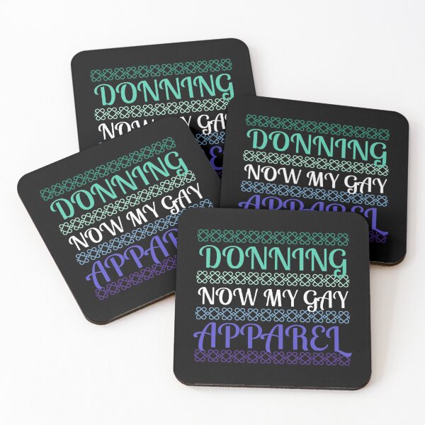Item preview, Donning Now My Gay Apparel Vincian. Gay Male Pride designed and sold by Subtle Pride Shop.