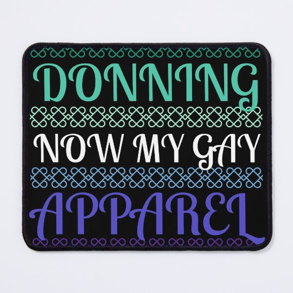 Item preview, Donning Now My Gay Apparel Vincian. Gay Male Pride designed and sold by Subtle Pride Shop.