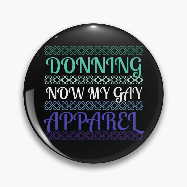 Item preview, Donning Now My Gay Apparel Vincian. Gay Male Pride designed and sold by Subtle Pride Shop.
