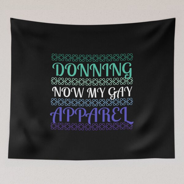Item preview, Donning Now My Gay Apparel Vincian. Gay Male Pride designed and sold by Subtle Pride Shop.