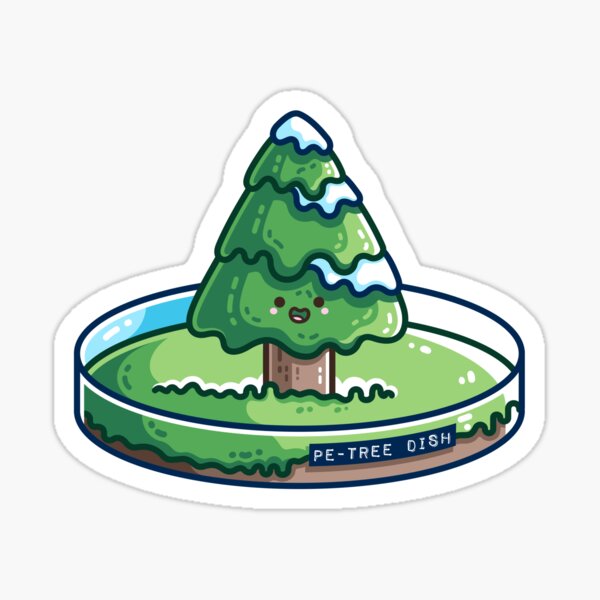 Vista previa del artículo con la obra «Juego de palabras sobre biología en placas de Petri de invierno», diseñado y vendido por Flaming Imp.