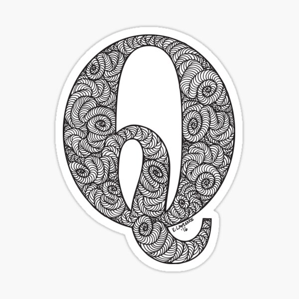 Item preview, Letter Q Stationary designed and sold by CurbedChaos.