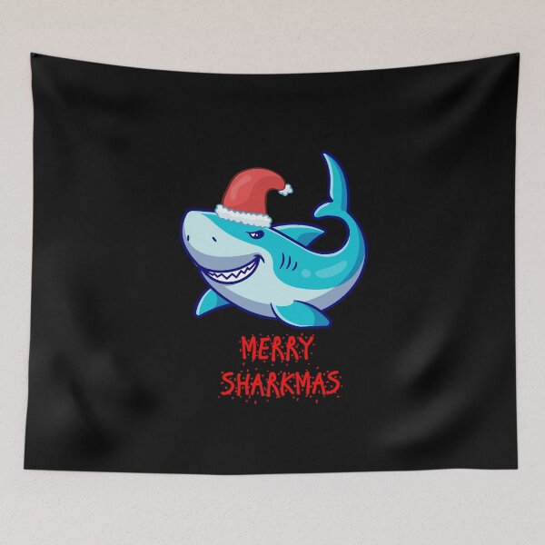Item preview, Merry Sharkmas Funny Santa Shark Christmas designed and sold by Simo200.