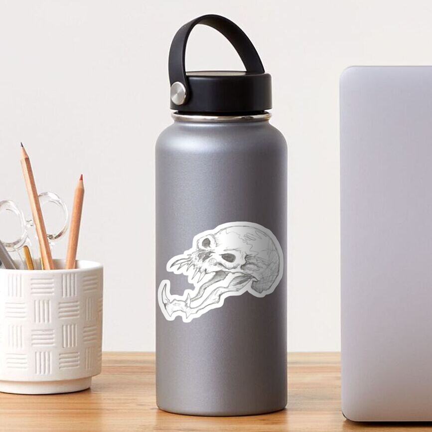 Laughing Skull Sticker