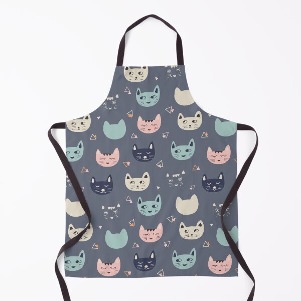 Item preview, cute cat face pattern designed and sold by inkbearblue.