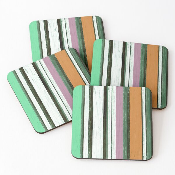 Item preview, Julia Di Sano - FAIRWEATHER FRIENDS MULTI 4 COLORFUL STRIPES designed and sold by EbiEmporium.