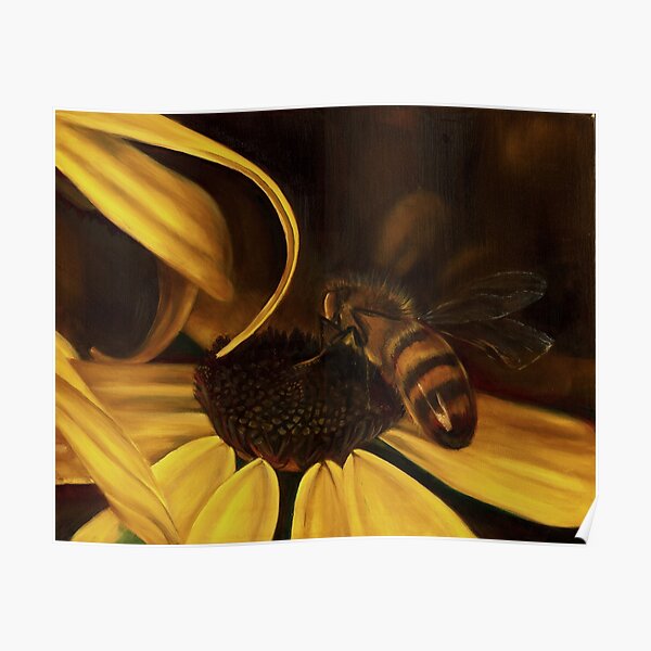 Bees at Dusk @ www.KeithMcDowellArtist.com Poster