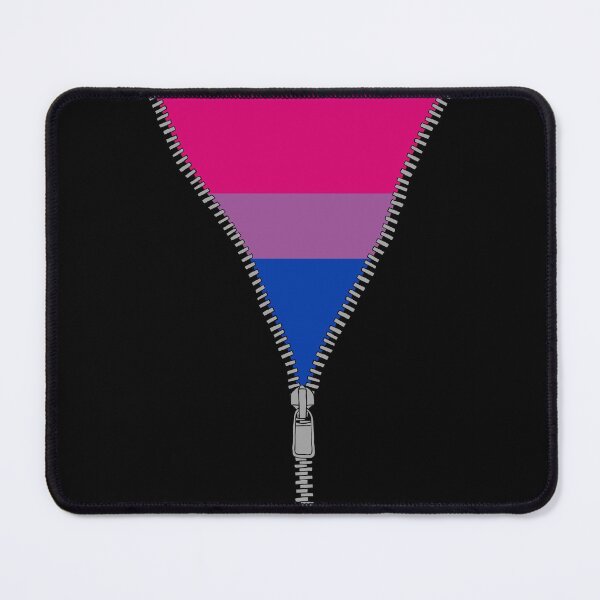 Item preview, Unzip Bi Pride (black bg) designed and sold by callboxkat.