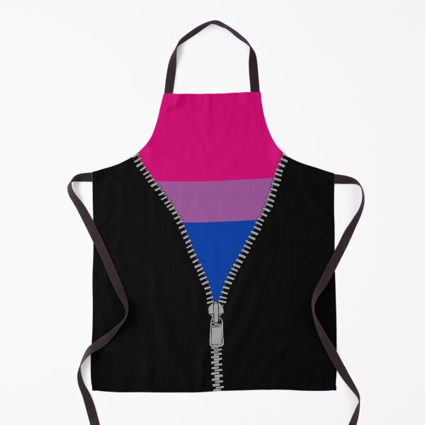 Item preview, Unzip Bi Pride (black bg) designed and sold by callboxkat.