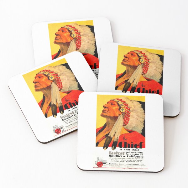 Item preview, The Chief Santa Fe 1929 - Hernando Gonzallo Villa  - Vintage Travel  designed and sold by Culturio.