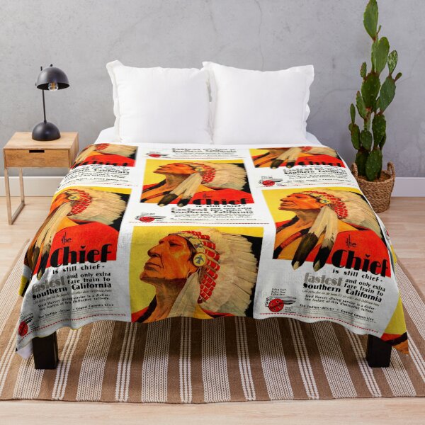 Item preview, The Chief Santa Fe 1929 - Hernando Gonzallo Villa  - Vintage Travel  designed and sold by Culturio.