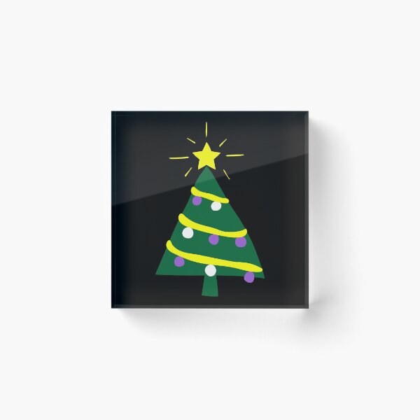 Item preview, Ugly Enby Christmas Tree. Nonbinary Pride designed and sold by Subtle Pride Shop.