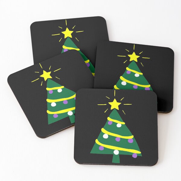Item preview, Ugly Enby Christmas Tree. Nonbinary Pride designed and sold by Subtle Pride Shop.