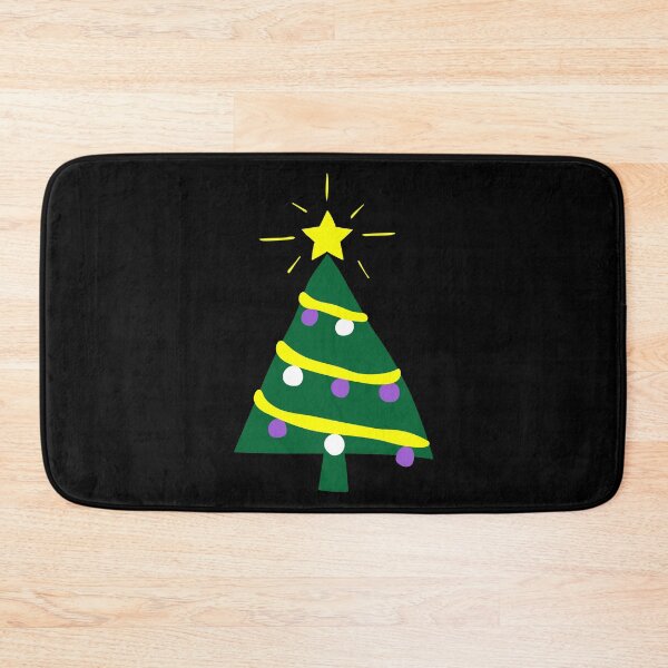 Item preview, Ugly Enby Christmas Tree. Nonbinary Pride designed and sold by Subtle Pride Shop.