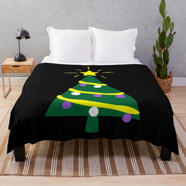 Item preview, Ugly Enby Christmas Tree. Nonbinary Pride designed and sold by Subtle Pride Shop.