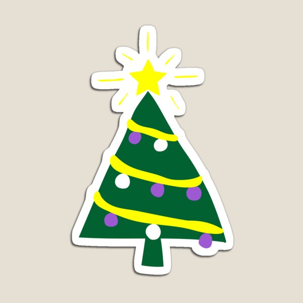 Item preview, Ugly Enby Christmas Tree. Nonbinary Pride designed and sold by Subtle Pride Shop.