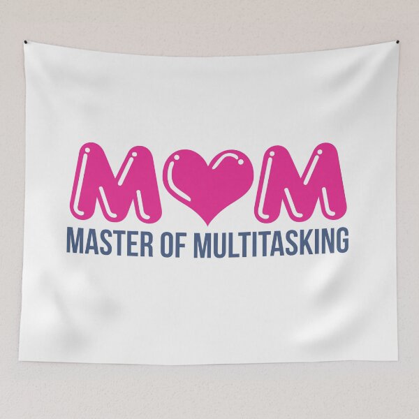Item preview, Mom master of multitasking, mother, day, love, heart, mom, designed and sold by Elshan Ilyasov.